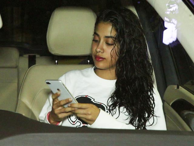 Janhvi Kapoor Spotted Outside A Salon