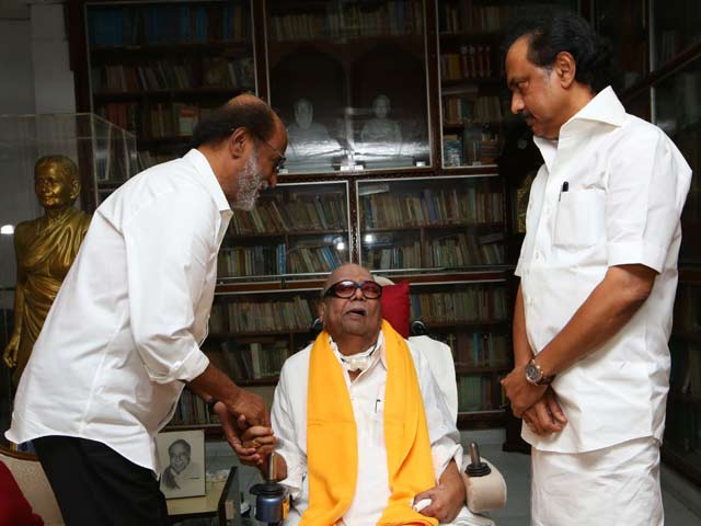 Am Energised, Says Politician Rajinikanth After Meeting Karunanidhi