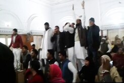 Corporators From BJP, Mayawati's Party Clash In Meerut Over Vande Mataram Corporators From BJP, Mayawati's Party Clash In Meerut Over Vande Mataram