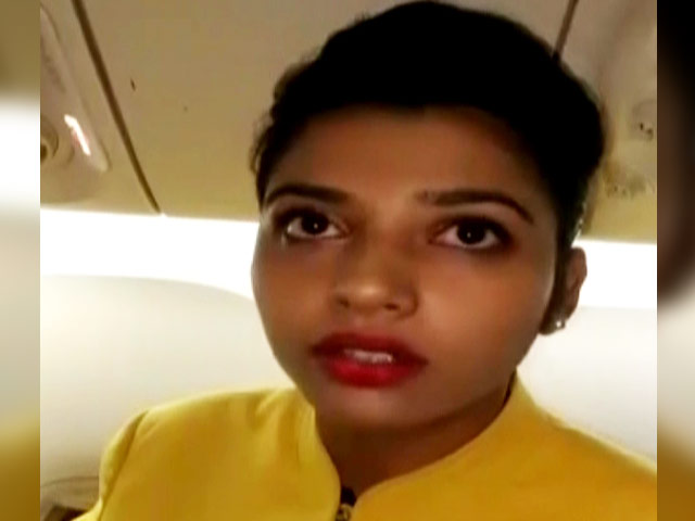 Jet Airhostess Caught On Plane With 3 Crore In Dollars Wrapped In Foil