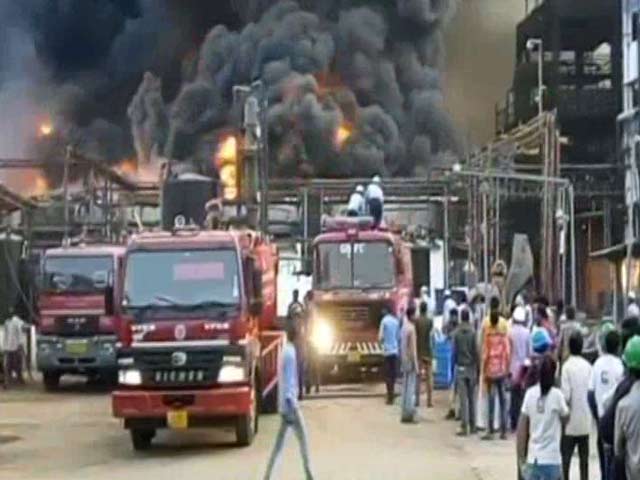 Huge Fire Breaks Out At Chemical Plant Near Vadodara In Gujarat