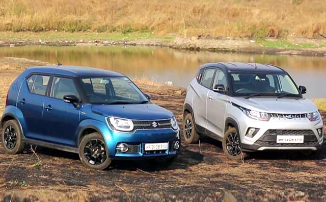 Maruti Suzuki Ignis vs Mahindra KUV100 NXT Comparison Review