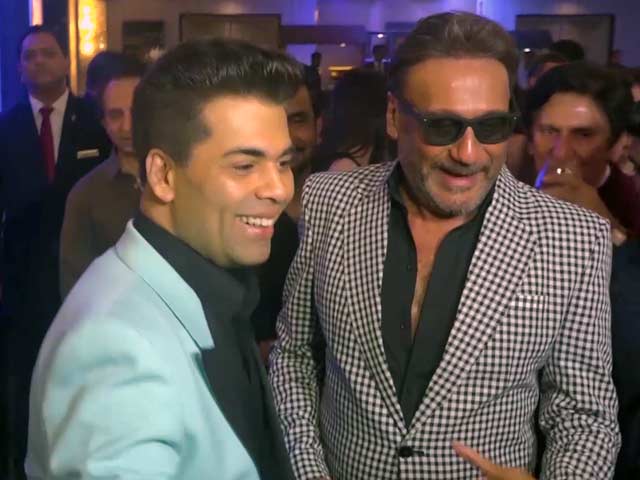 Video: Karan Johar & Jackie Shroff At A Party