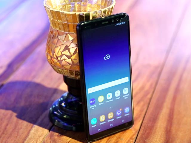 सैमसंग गैलेक्सी ए8+ (2018) का फर्स्ट लुक