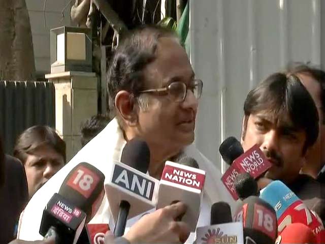 "Comedy Of Errors": P Chidambaram After Raids At His Chennai, Delhi Homes