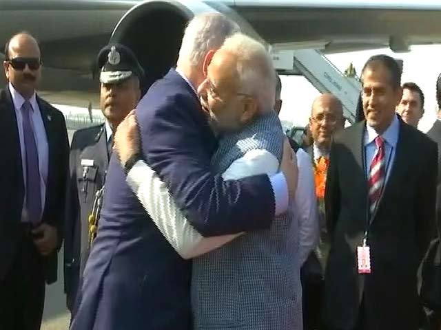 Video : With A Hug, PM Modi Welcomes "Friend" Benjamin Netanyahu