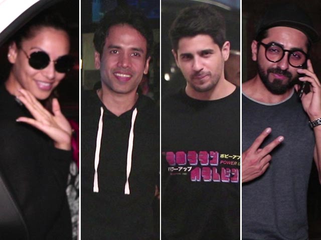 Celeb Spotting: Sidharth, Bipasha, Tusshar & Ayushmann Snapped