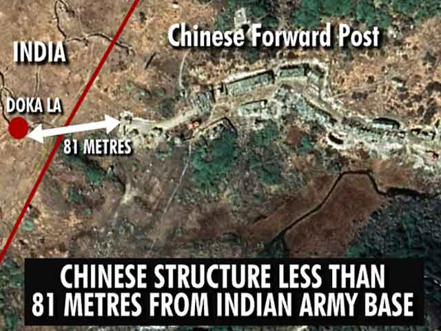 Video : Full-Fledged Chinese Military Complex in Doklam, Show Satellite Pics