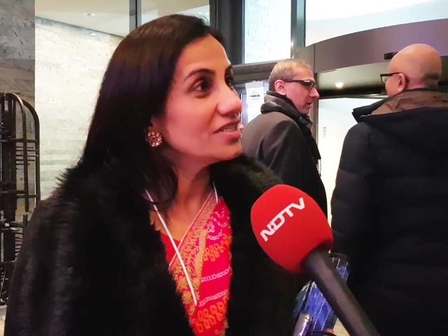 Chanda Kochhar On PM Modi's Meeting With CEOs In Davos