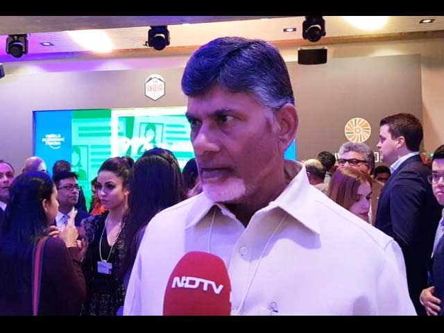 "This Is India's Davos": Chandrababu Naidu