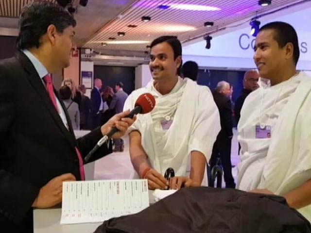 दावोस : वर्ल्ड इकोनॉमिक फोरम में भी योग का आयोजन