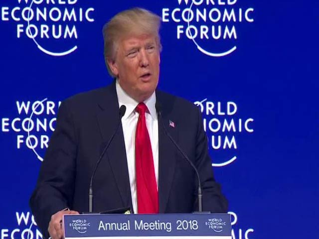 America First Doesn't Mean America Alone, Says Trump At Davos