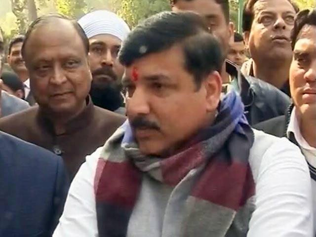 New AAP Members In Rajya Sabha Begin Day With A Protest And Boycott