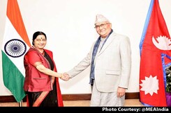 Sushma Swaraj In Kathmandu, India Budgets For Better Ties With Nepal Sushma Swaraj In Kathmandu, India Budgets For Better Ties With Nepal