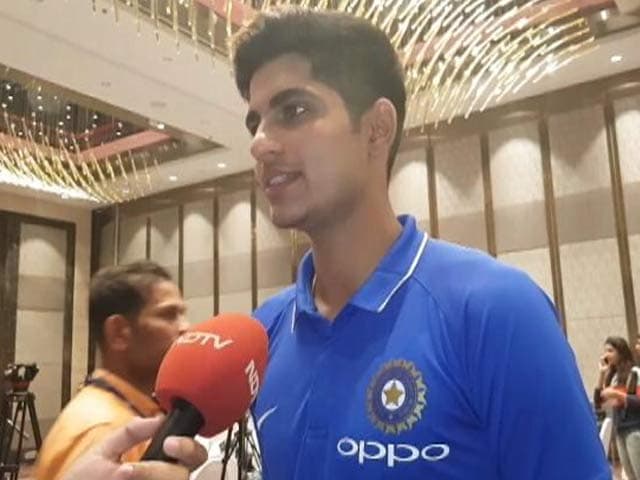 Video : World Cup Win A Huge Boost For Our Careers: Shubhman Gill