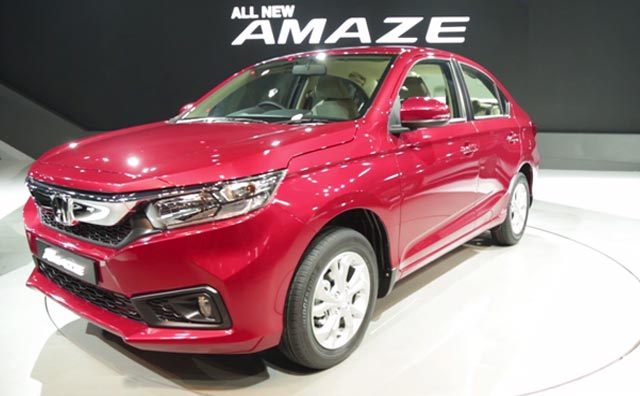 Auto Expo 2018: Next Generation Honda Amaze Unveiled