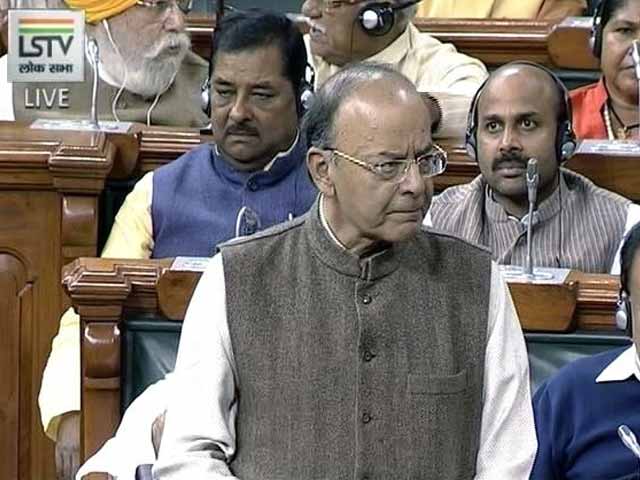 लोकसभा में अरुण जेटली ने विपक्ष पर साधा निशाना, कहा - आपने चुनौतियां हटाईं या बनाई