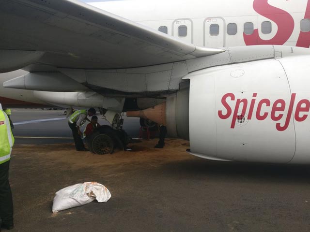 SpiceJet Flight Tyres Burst At Chennai Airport, Main Runway Closed