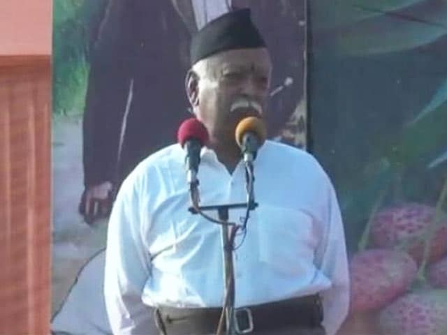 Amid Row, RSS Says Chief Mohan Bhagwat's "Army" Remark Misrepresented