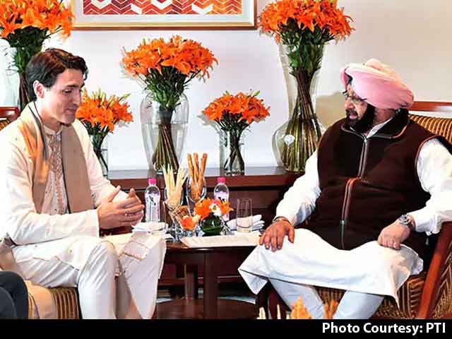 In Meeting With Justin Trudeau, Amarinder Singh Raises "Khalistan Issue"