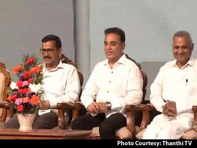 Video : "Here To Stay": Kamal Haasan's Political Party Is "Makkal Needhi Maiam"