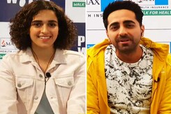 <i>Badhaai Ho</i>, Ayushmann Khurrana and Sanya Malhotra <i>Badhaai Ho</i>, Ayushmann Khurrana and Sanya Malhotra