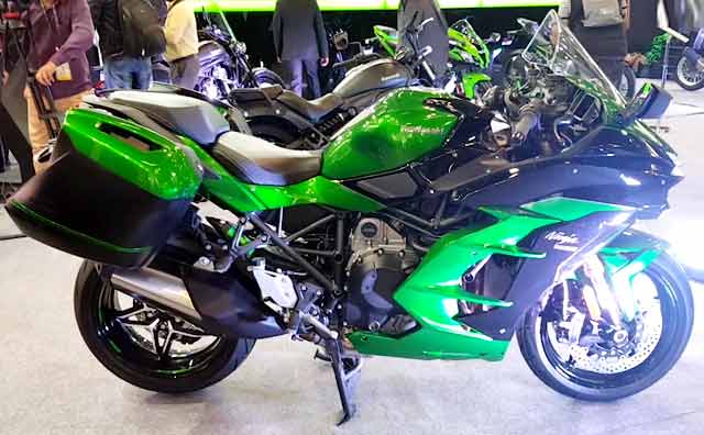 Kawasaki Ninja H2 Sx Launched In India At Auto Expo 2018