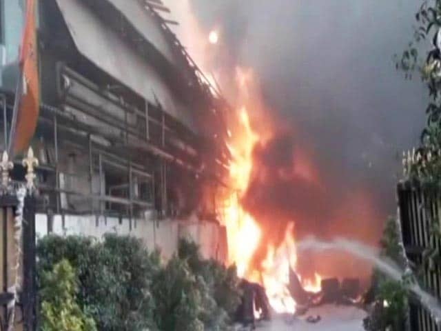 Video : Fire At Chemical Unit In Hyderabad's Jeedimetla Area, 8 Injured