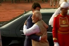 Justin Trudeau Finally Gets PM Modi's Bear Hug Justin Trudeau Finally Gets PM Modi's Bear Hug