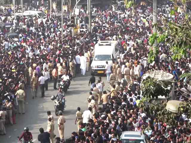 Sridevi Cremated With State Honours, Thousands Pay Last Respects