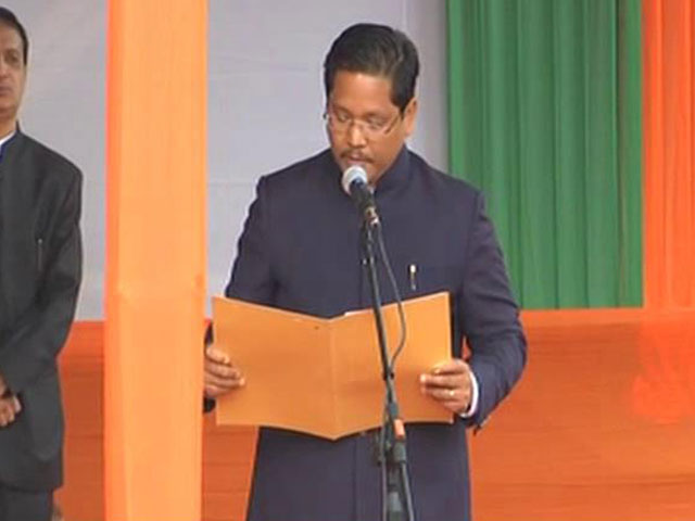 Conrad Sangma, Backed By BJP, Takes Oath As Meghalaya Chief Minister