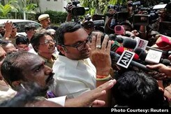 P Chidambaram Could Be Questioned Soon, Son Karti's CBI Custody Extended P Chidambaram Could Be Questioned Soon, Son Karti's CBI Custody Extended