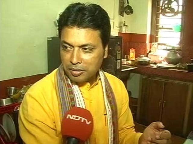 Video : Tripura's People Are My <i>Dal Roti</i>: Biplab Deb, Set To Be Chief Minister