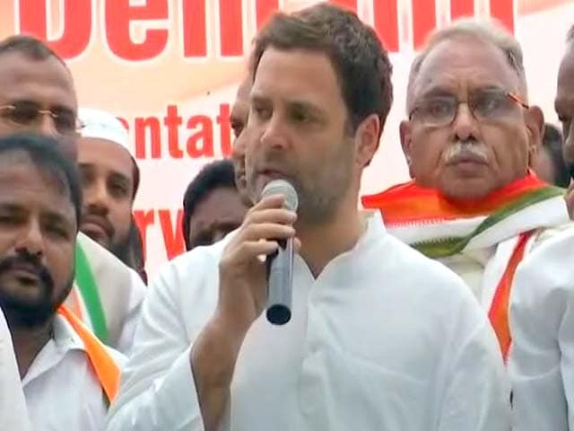 Video : Special Status For Andhra Pradesh If Elected In 2019: Rahul Gandhi