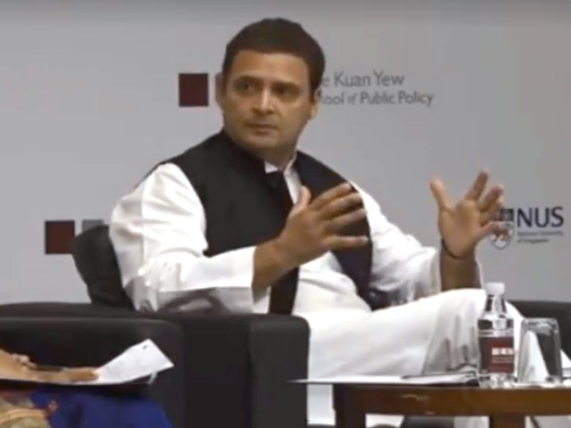 "Atmosphere Of Intimidation": Rahul Gandhi's Attack On BJP In Singapore