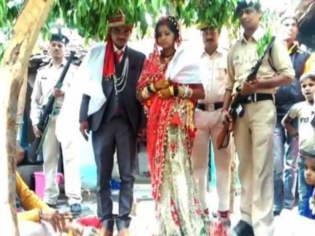 मध्यप्रदेश : पुलिस के पहरे में हुई शादी संपन्न