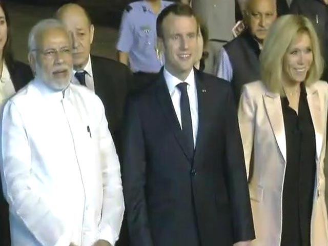 फ्रांस के राष्ट्रपति इमैनुअल मैक्रों चार दिन की भारत यात्रा पर