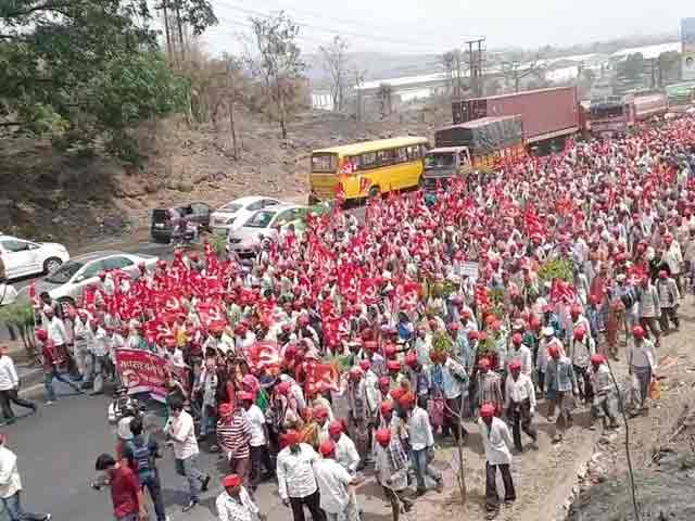 Mumbai Braces For Mega Showdown As Farmers' March Swells To 35,000