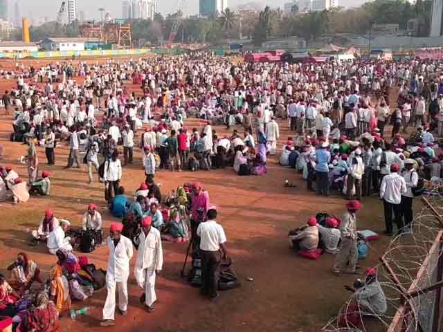 Video : Giant March Spares Students' Exams As Farmers Protest In Mumbai