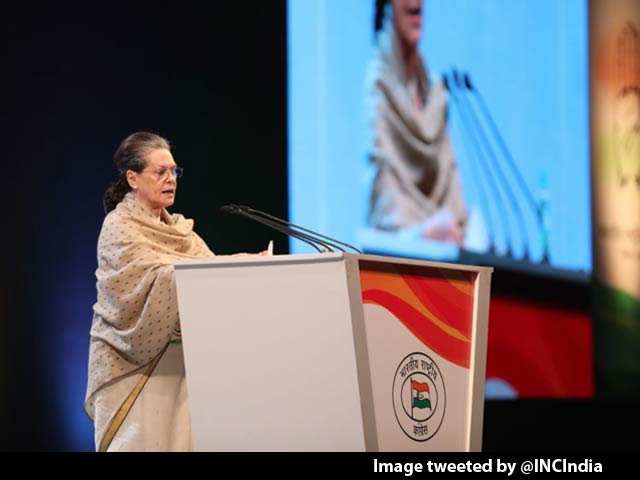 "Dramebazi": Sonia Gandhi's Scathing Attack On PM Modi At Congress Event