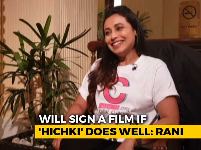 Video : 'Will Never Be Directed By My Husband,' Says Rani Mukerji