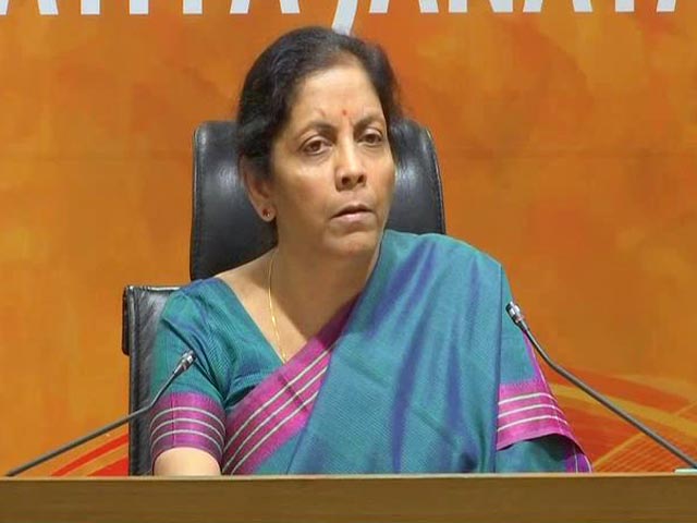 "Rhetoric Of Loser": Nirmala Sitharaman Counters Rahul Gandhi Speech