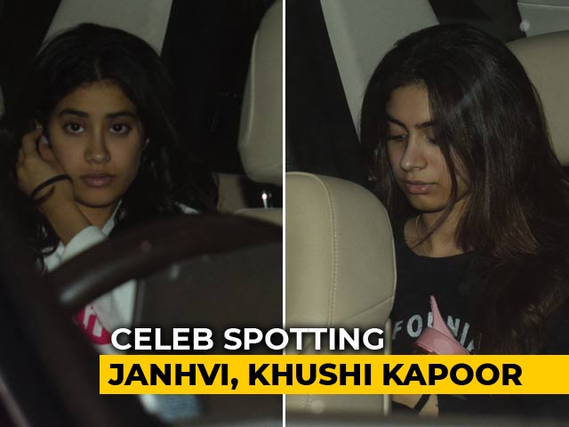 Celeb Spotting: Janhvi & Khushi Kapoor, Arjun Rampal And Others