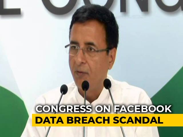Video : Congress Denies Links To Cambridge Analytica, Says BJP Used Its Services