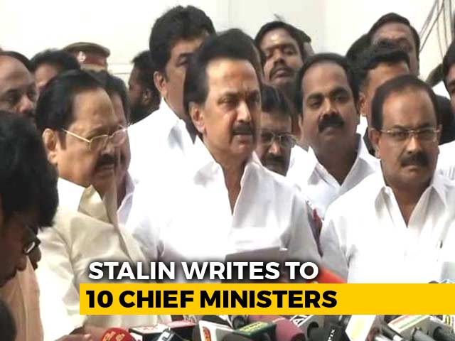 Video : MK Stalin Writes To PM Modi, 10 Chief Ministers On 15th Finance Commission