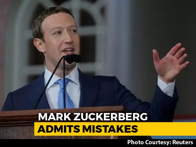 Mark Zuckerberg Breaks Silence Over Data Row, Says Facebook Made Mistakes