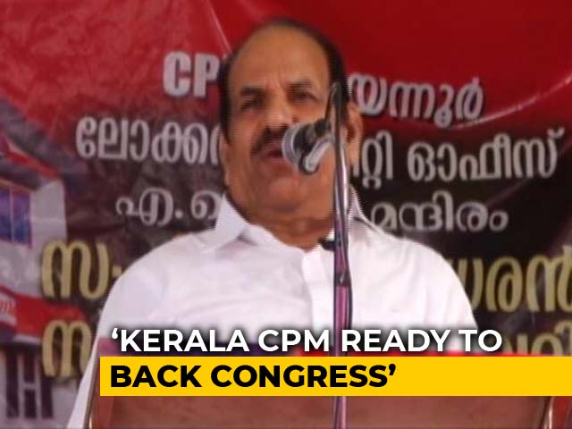 Ready To Vote Congress To Keep BJP Out, Says Left Leader In Kerala