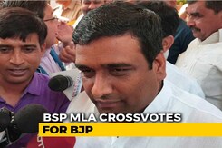 Mayawati's Lawmaker Says He's With Yogi Adityanath. BSP Down 2 Votes Mayawati's Lawmaker Says He's With Yogi Adityanath. BSP Down 2 Votes