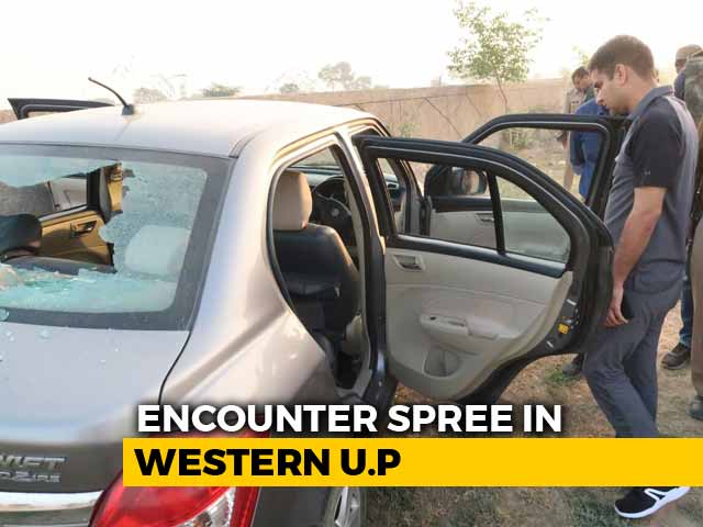 In Six Encounters, Two Shot Dead In UP Within 24 Hours, AK-47 Recovered