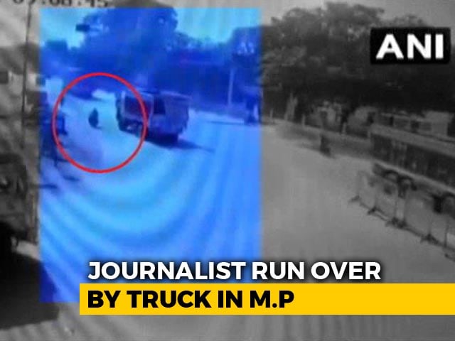 On Camera, The Chilling Moment A Journalist Was Crushed By Truck